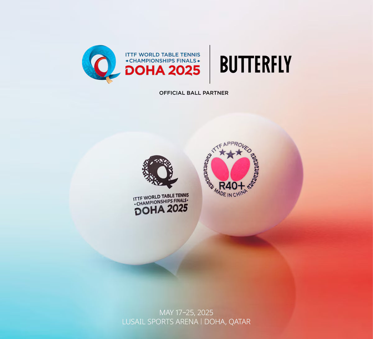 Butterfly R40+ Balls